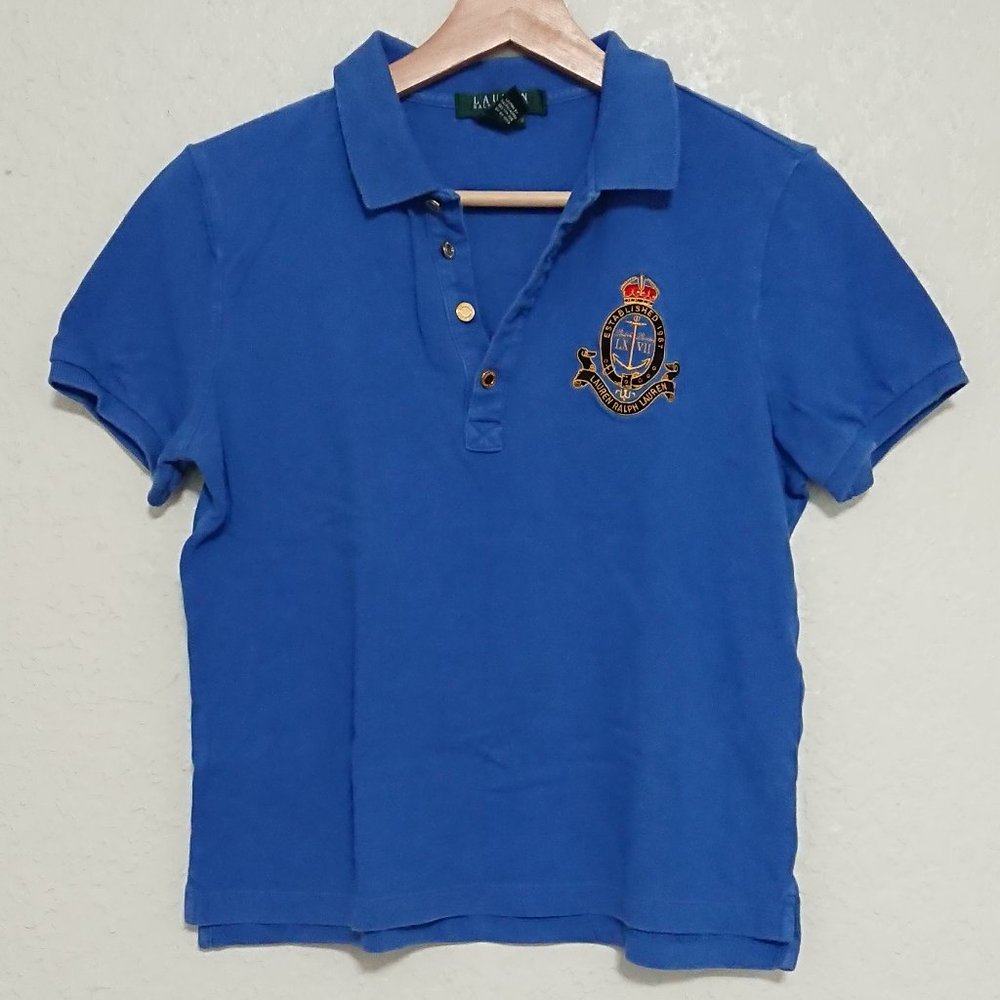 Lauren Ralph Lauren blue polo M NWOT